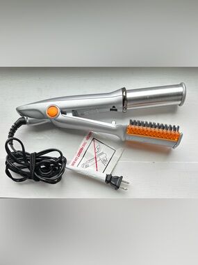 InStyler Rotating Hair Straightening Curling Hot Iron 1 1/4" IS1001 Tested